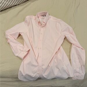 Men's Pink Dress Shirt Express Slim